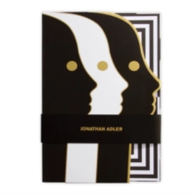 Jonathan Adler Atlas A5 Die-cut Notebook. Notebook / blank book. By Galison, Jonathan Adler Books