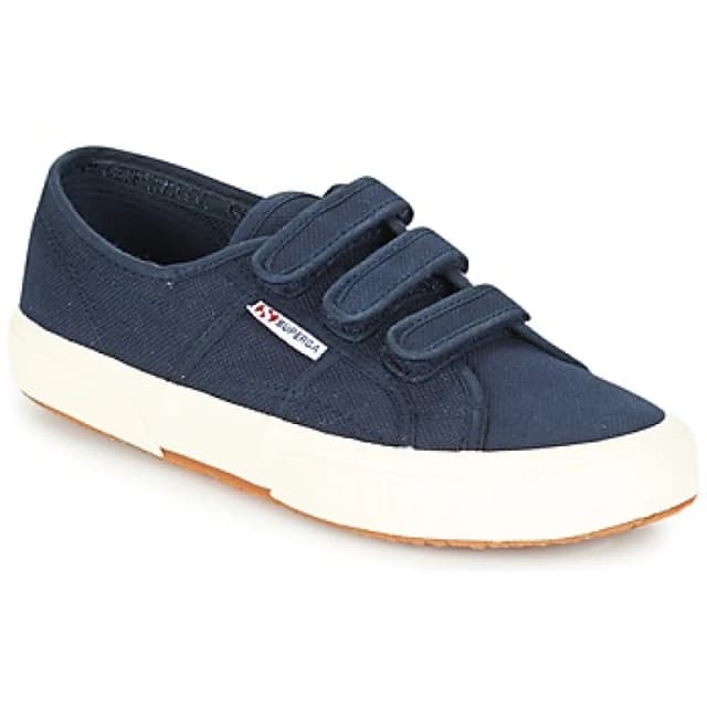Superga 2750 COT3 VEL U womens Shoes (Trainers) in Blue