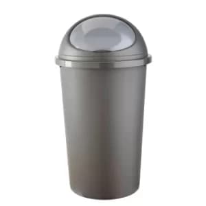 50L Bullet Bin Platinum and Silver