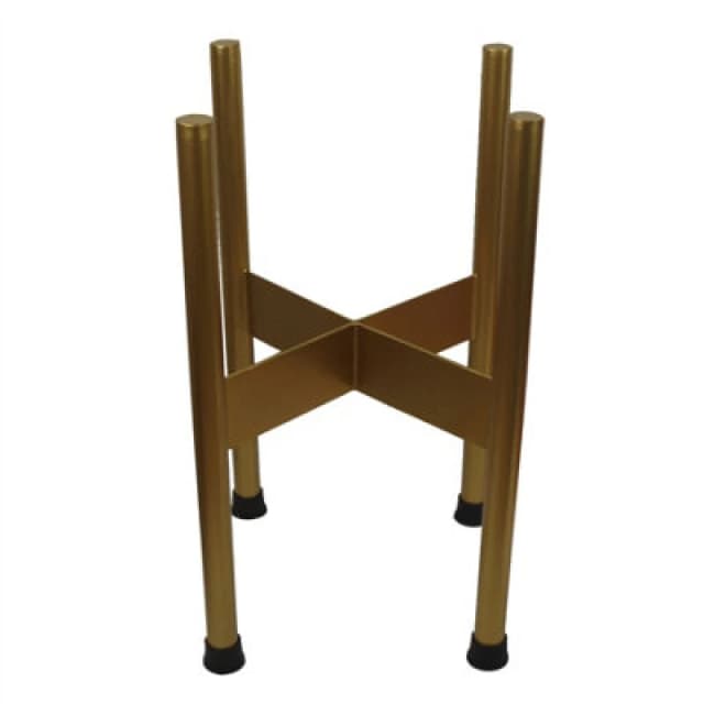 Leaf Medium Gold Planter Stand (Planter not included) 38.5cm x 18cm Gold unisex