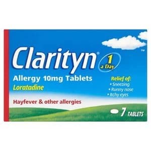 Clarityn Allergy Hayfever Relief 7 Tablets