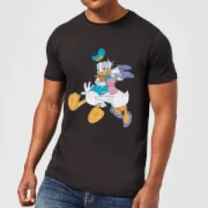 Disney Donald Daisy Kiss T-Shirt - Black