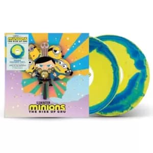 Minions: The Rise of Gru Limited Edition Yellow/Blue Swirl 2LP