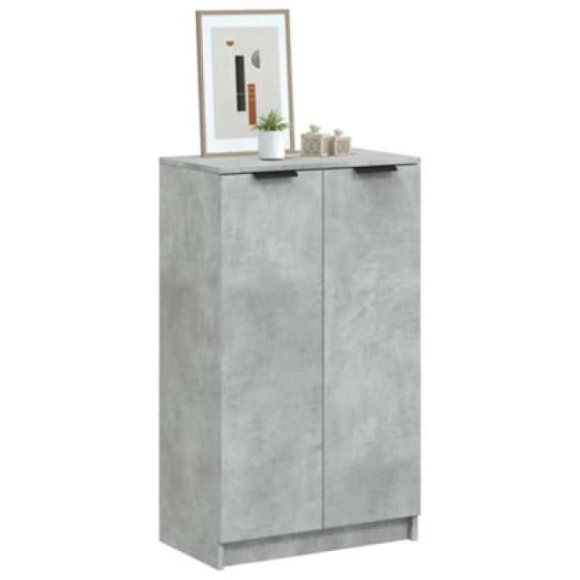 VIDAXL Vidaxl - Shoe Cabinet Concrete Grey 59x35x100.5cm Engineered Wood 8720287079750