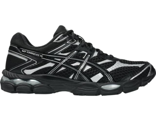Asics Mens GEL-Cumulus 16 FluidRide GEL Cushioning Trainers Black male 10 (45)