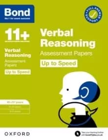 Bond 11+: Bond 11+ Verbal Reasoning Up to Speed Assessment Papers with Answer Support 10-11 years
