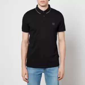 BOSS Casual Mens Passertip Polo Shirt - Black - XXL