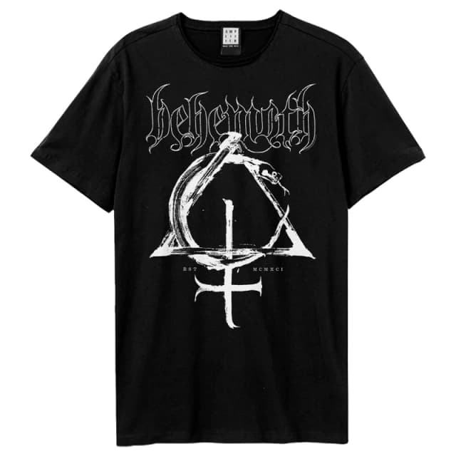 Amplified Amplified Men Contra Natvram Behemoth T-Shirt in Black Size: X-Small Black XS Male 5063806741428