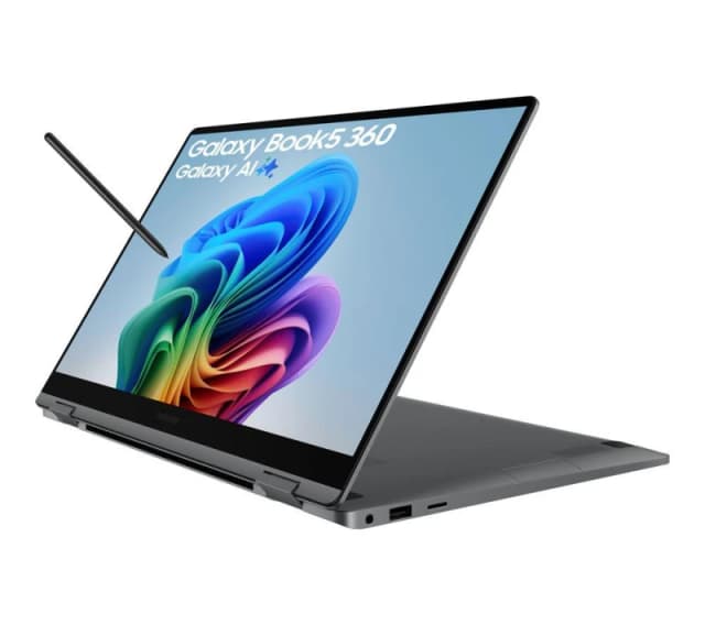 Samsung Galaxy Book5 360 15.6" 2 in 1 Laptop - Intel Core Ultra 7, 512GB SSD, Grey, Silver/Grey 8806097017165