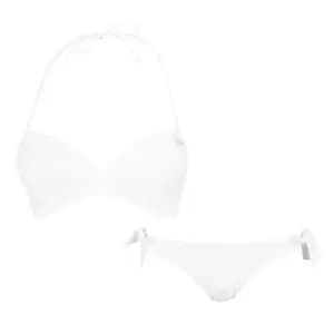 Emporio Armani Triangle Logo Bikini - White