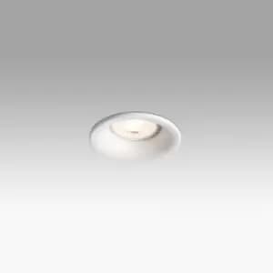 Ne 1 Light Round Recessed Spotlight White GU10