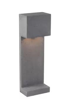 Etna Outdoor Bollard Light Grey, IP65, GU10