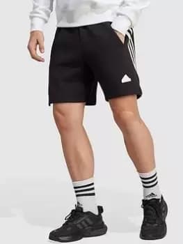 adidas Sportswear Future Icons 3-Stripes Shorts - Black, Size XS, Men