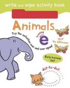 Write and Wipe Activity - Animals Paperback