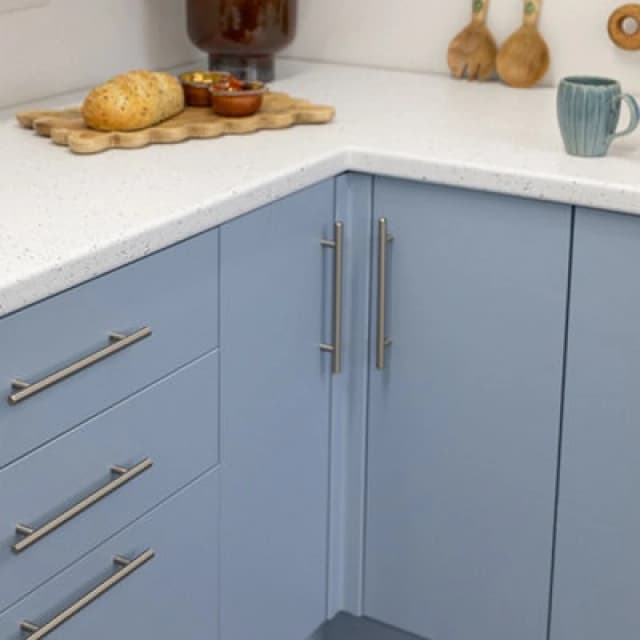 D-C-Fix Plain Matt Heritage Blue Self Adhesive Vinyl Wrap Film For Kitchen Doors And Furniture 2M(L) 67.5Cm(W)