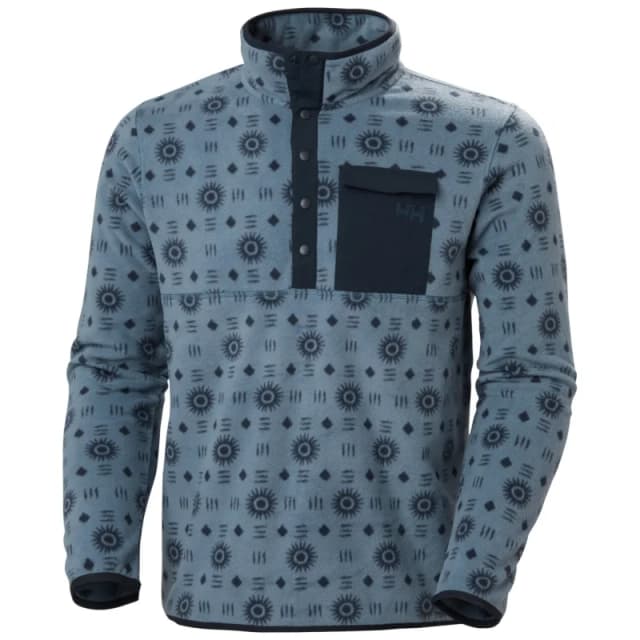 Helly Hansen Printed fleece Helly Hansen Maridalen Bleu Male XL