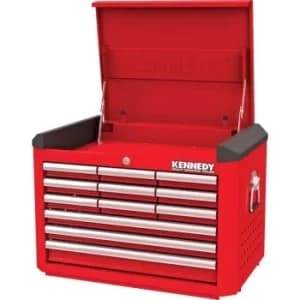 RED-28" 12 Drawer Top Chest