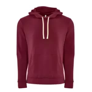 Next Level Adults Unisex Fleece Pullover Hoodie (L) (Maroon)