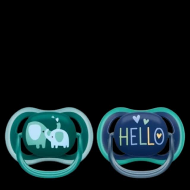 Philips Avent Ultra Air 18+m Baby Boy Elephant Design Pacifiers a 2 pcs AVT-FED42-SOOTHER