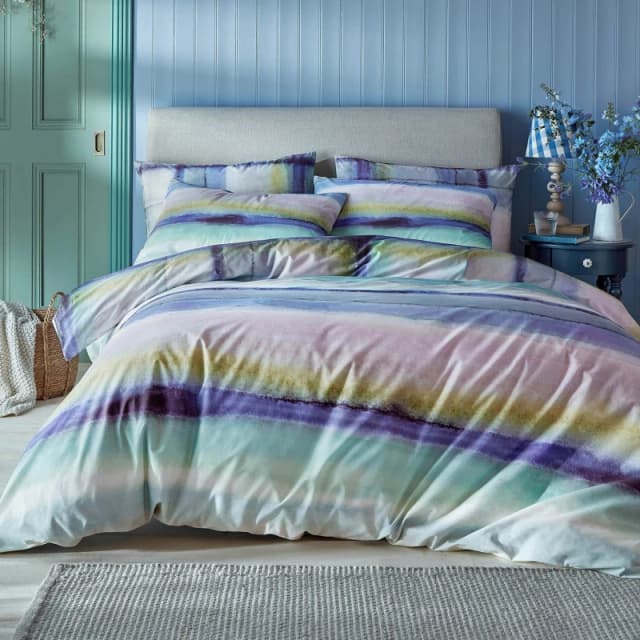 Bluebellgray Hebrides Tartan Duvet Set, Double, Atlantic