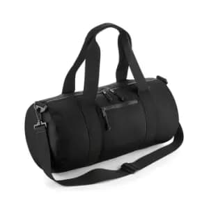 BagBase Recycled Barrel Bag (One Size) (Black)