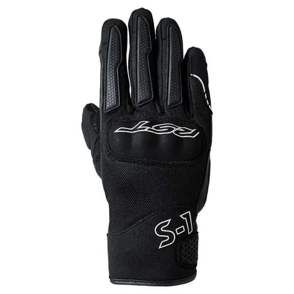RST S1 Mesh Ce Mens Glove Black White 10