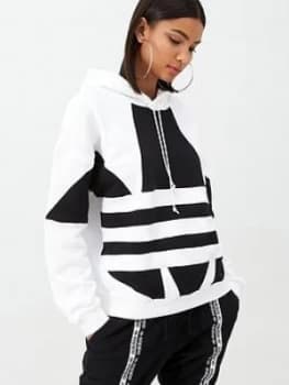 Adidas Originals Large Logo Hoodie - White
