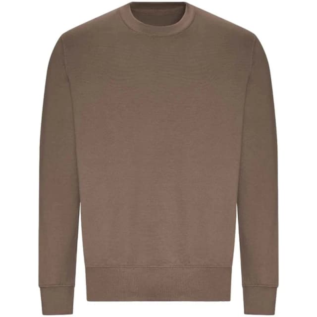 AWDis AWDis Just Hoods Crew Neck Plain Sweatshirt (280 GSM) in Brown Size: X-Large Brown XL Unisex 5063425908509