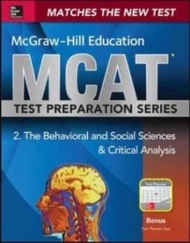 Mcgraw-Hill Education Mcat Behavioral and Social Sciences and Critical Analysis 2015 by George J Hademenos Paperback