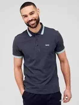 BOSS Paddy Polo Shirt, Dark Blue, Size 2XL, Men