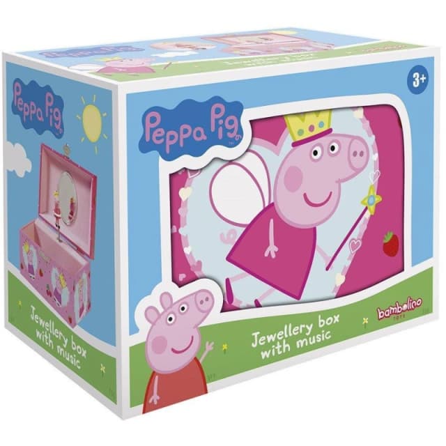 Totum Peppa Pig Musical Jewellery Box, Pink 360112