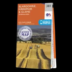 Map of Blairgowrie, Kirriemuir & Glamis