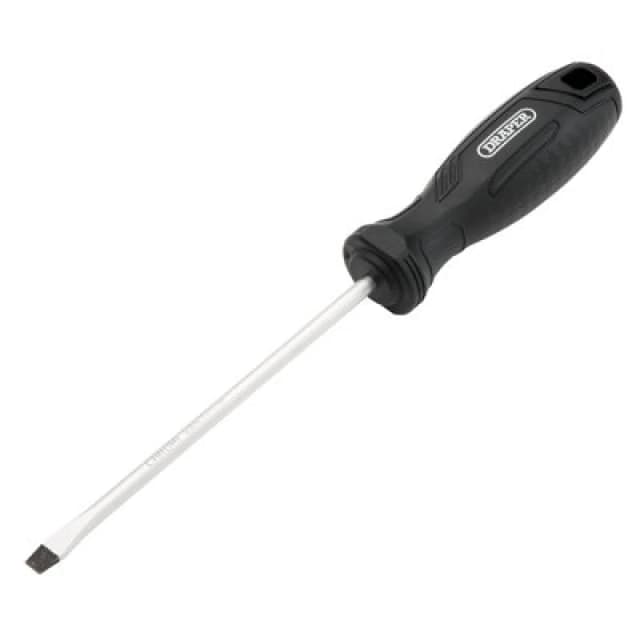 Draper 13536 Slotted Hard Grip Screwdriver, 5.5 x 125mm 13536