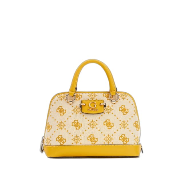 Guess Womens Handbag Guess Neda Dome Jaune Female TU