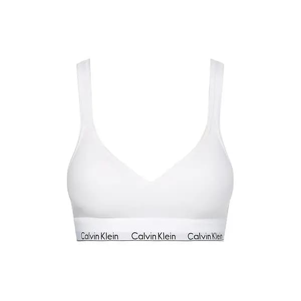 Calvin Klein cotton bralette lightly lined - White 8