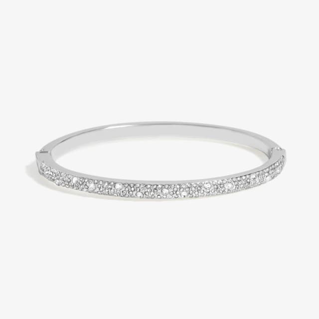 Jon Richard Jon Richard Silver Plated Pave Bangle Silver female