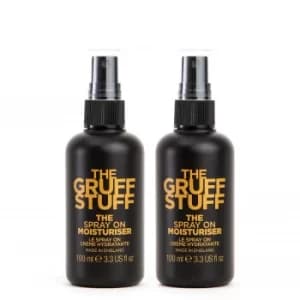 The Gruff Stuff The Spray On Moisturiser Duo