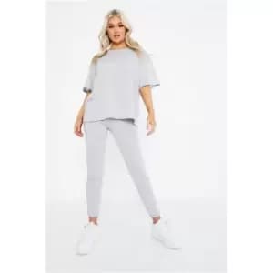 I Saw It First Grey Marl Petite High Waisted Leggings - Grey