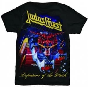 Judas Priest Defender of Faith Mens T Shirt: Large