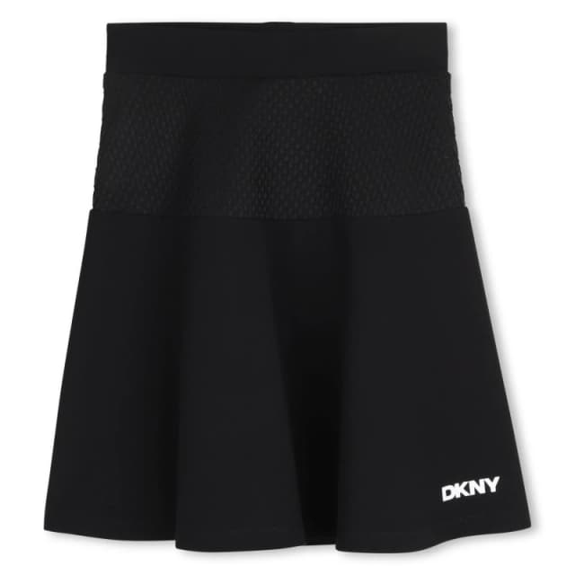 DKNY Mini Skirt Jn63 Black female 6Y