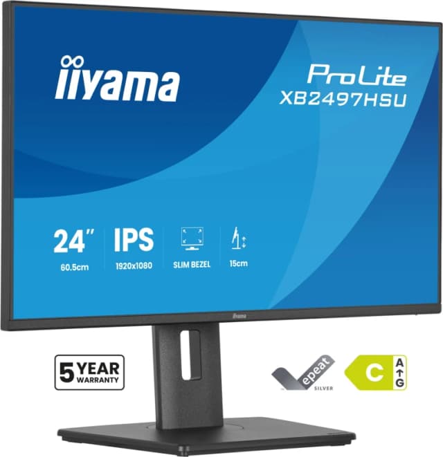 iiyama ProLite XB2497HSU-B1 computer monitor 60.5cm (23.8") 1920