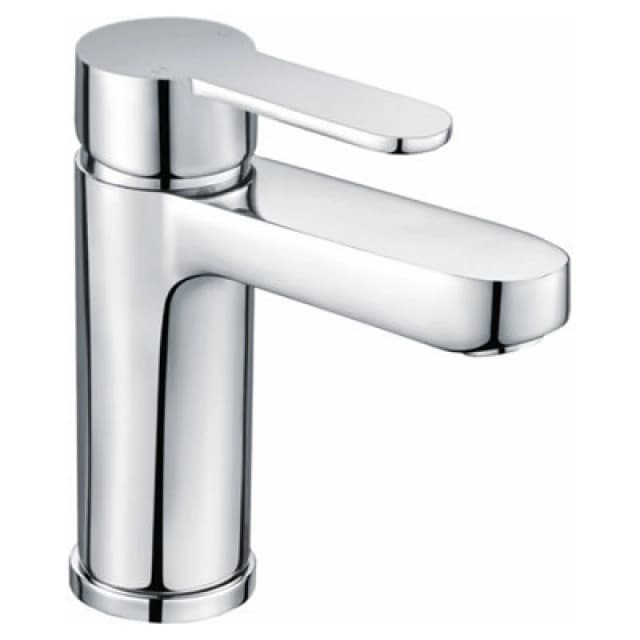 RAK Ceramics Rak Morning Polished Chrome Basin Mixer Tap - Modern Single Lever, Solid Brass, Wras Approved