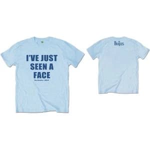 The Beatles - I've Just Seen A Face Unisex Large T-Shirt - Blue