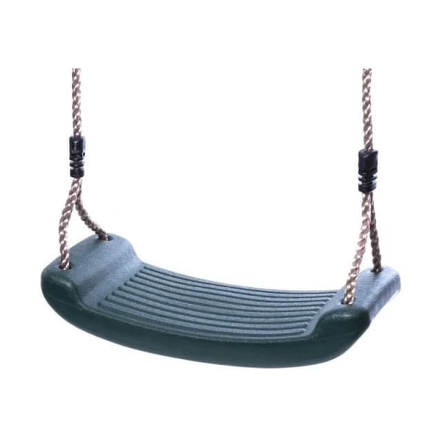 Rebo Swing Seat With Adjustable Ropes - Dark Green