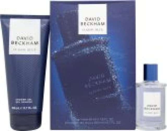 David Beckham Classic Blue Gift Set 50ml Eau de Toilette + 200ml Shower Gel