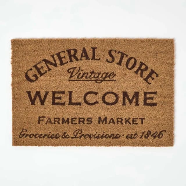 Homescapes General Store Non-Slip Coir Doormat