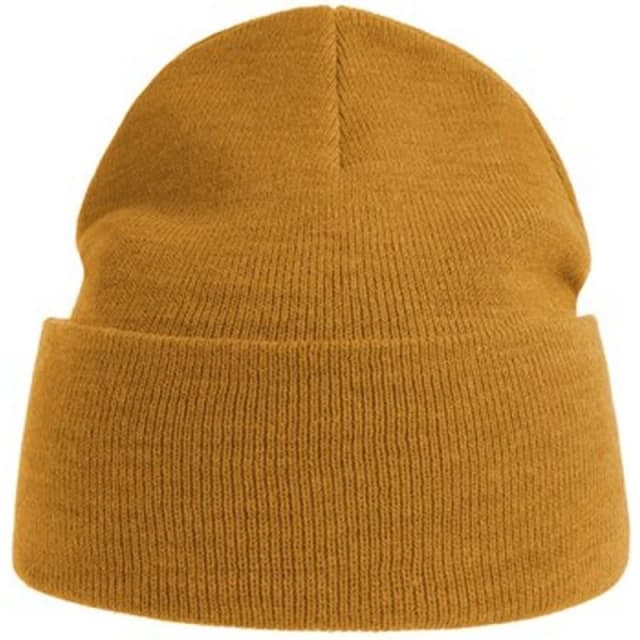 Atlantis Atlantis Men Pure Beanie in Mustard Mustard One Size Male 5063107615138