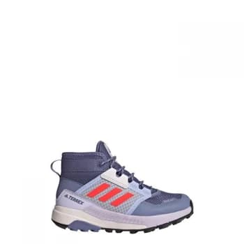 adidas Terrex Trailmaker Mid RAIN. RDY Hiking Shoes Kids - Orbit Violet / Solar Red / Pur