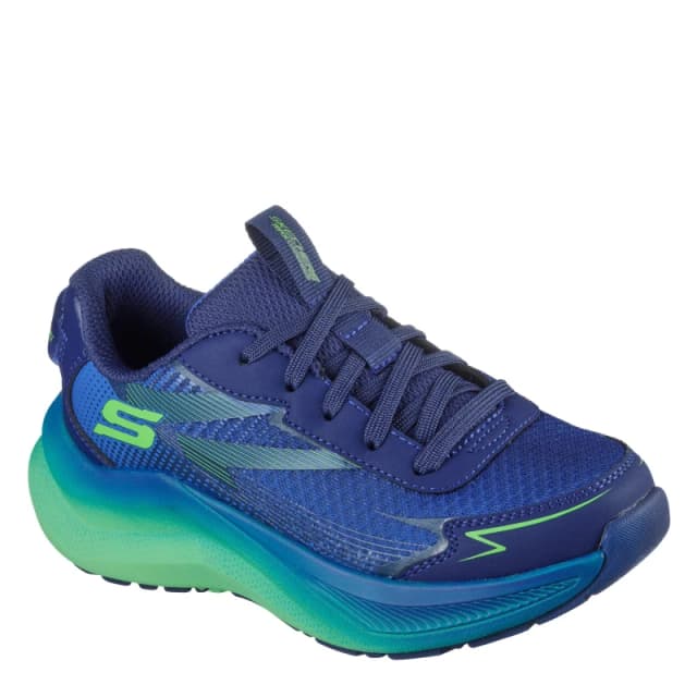 Skechers Kids Max Cushioning Ascender Trainers: Stable Pacer Blue/Green Baby 30 (11.5);31 (12.5 to 13);35 (2.5 to 3)
