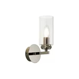 Luminosa Lighting - Wall Lamp Switched, 1 x E14, Polished Nickel